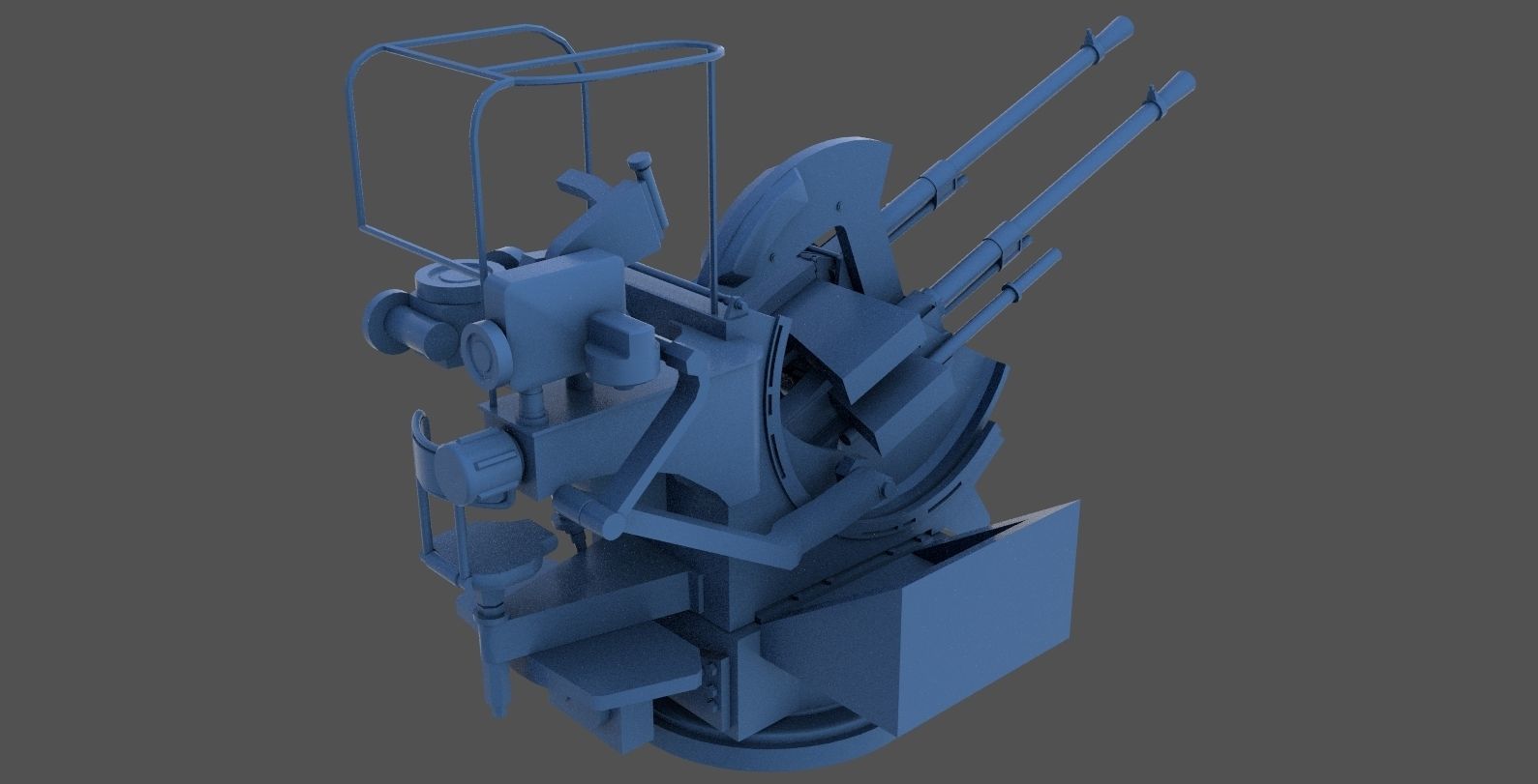 Breda 20-65 twin - Personal license - 1-72 scale 3D print model_1