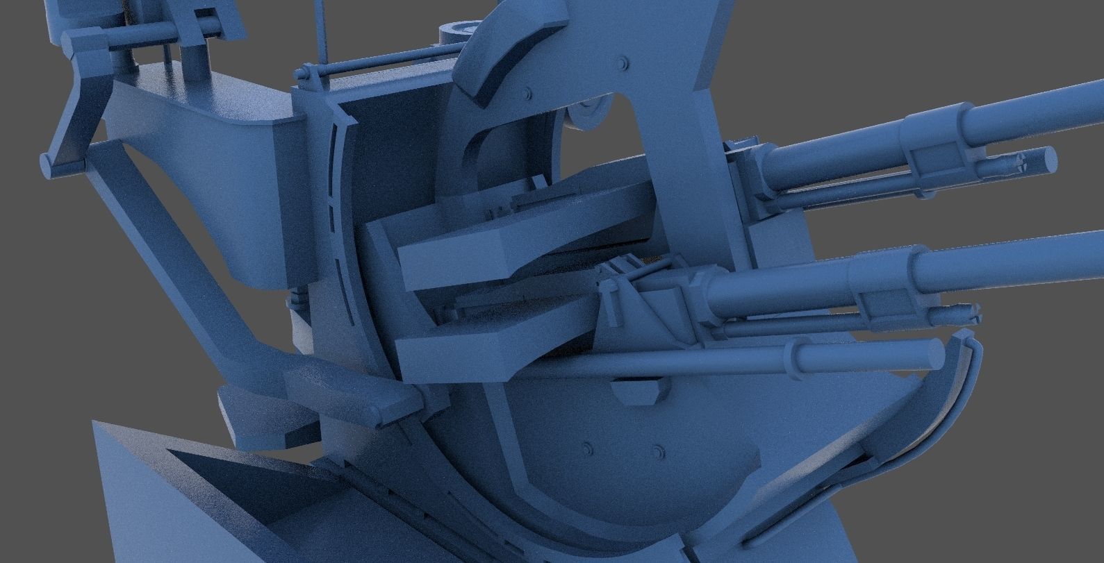 Breda 20-65 twin - Personal license - 1-72 scale 3D print model_4