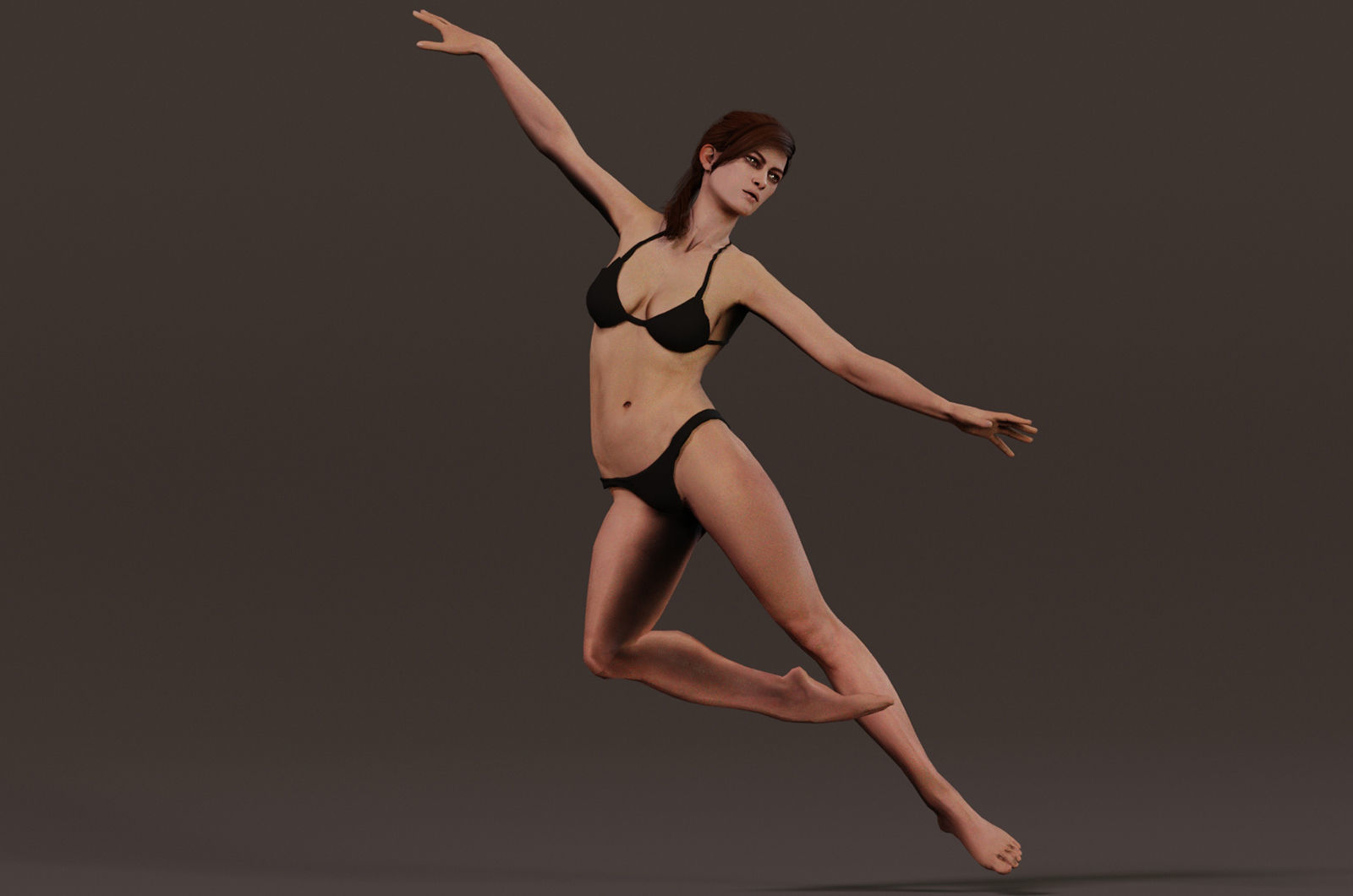 Male Female Base Rig  Low-poly 3D model_6