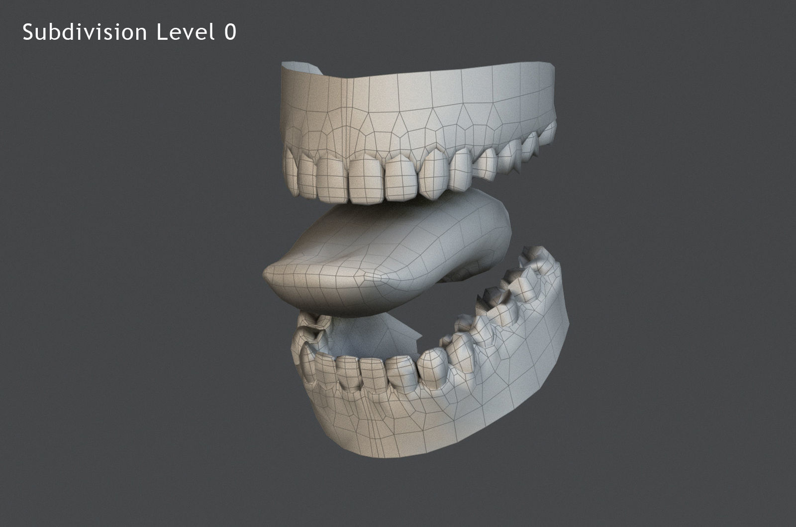 Male Female Base Rig  Low-poly 3D model_30