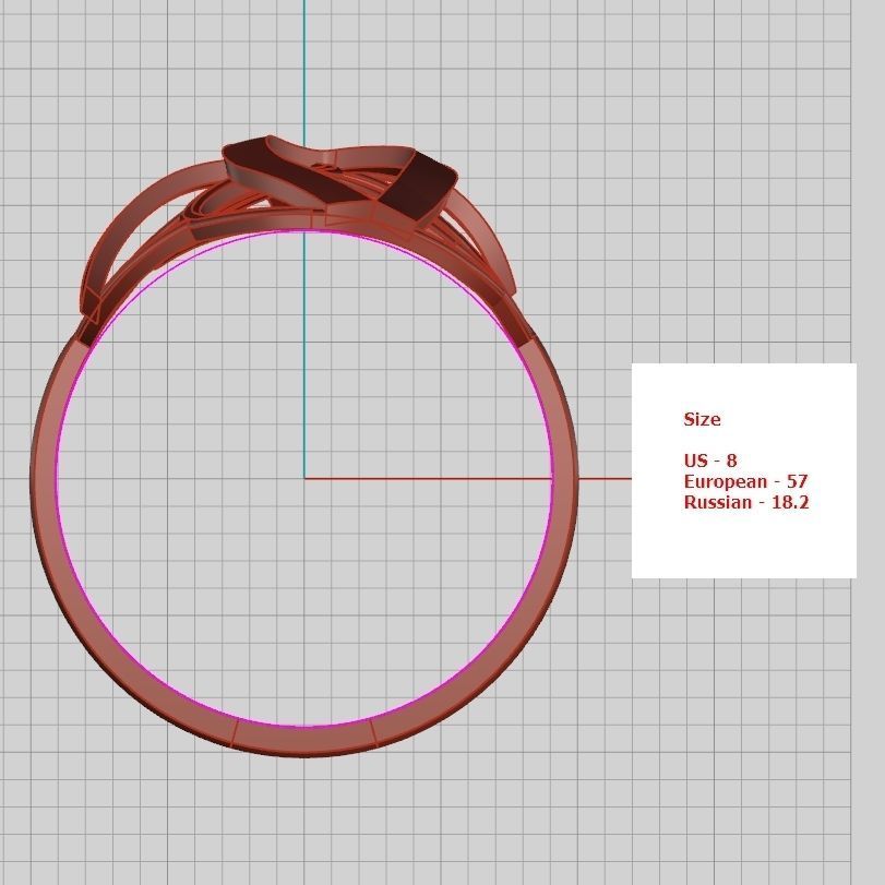 A set of 24 designed rings ready for manufacturing 3D print model_93