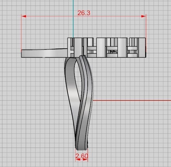 A set of 24 designed rings ready for manufacturing 3D print model_3