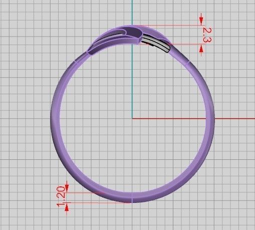 A set of 24 designed rings ready for manufacturing 3D print model_52