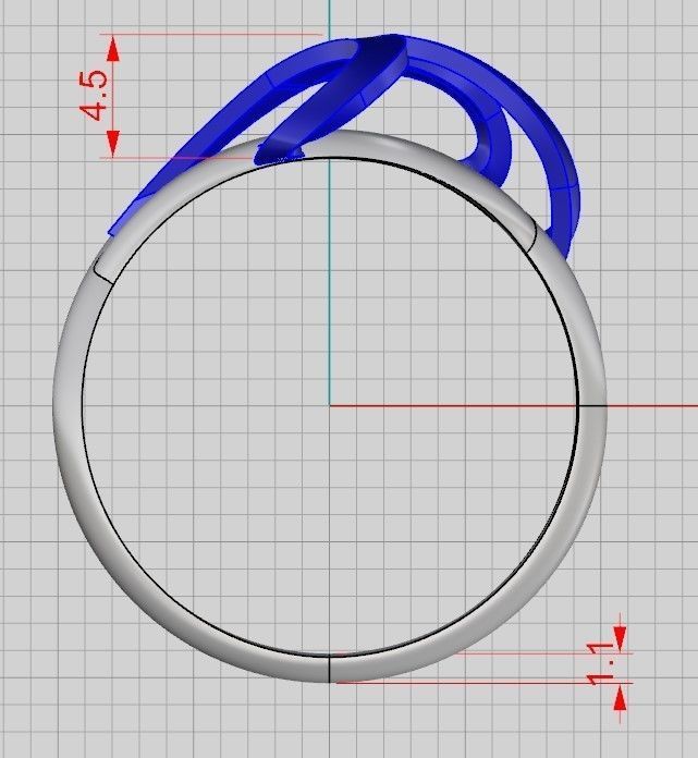 A set of 24 designed rings ready for manufacturing 3D print model_73