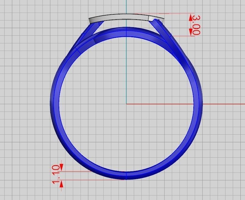 A set of 24 designed rings ready for manufacturing 3D print model_57