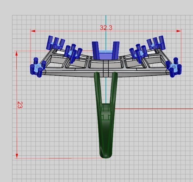 A set of 24 designed rings ready for manufacturing 3D print model_114