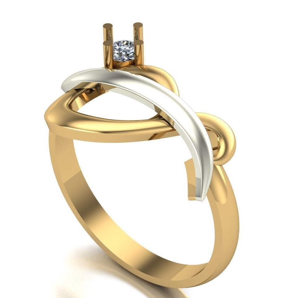 A set of 24 designed rings ready for manufacturing 3D print model_28