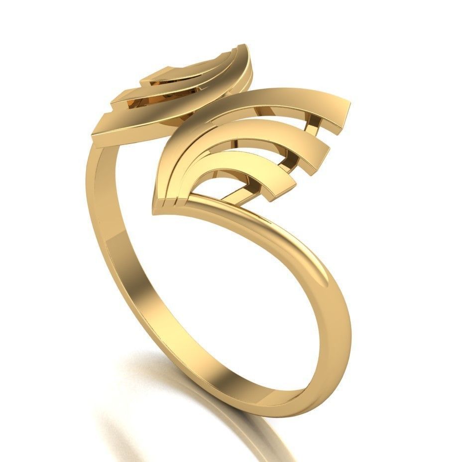 A set of 24 designed rings ready for manufacturing 3D print model_23