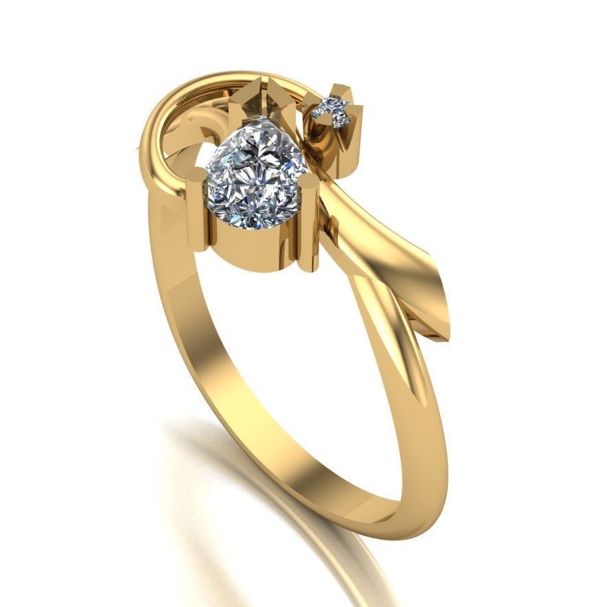 A set of 24 designed rings ready for manufacturing 3D print model_18