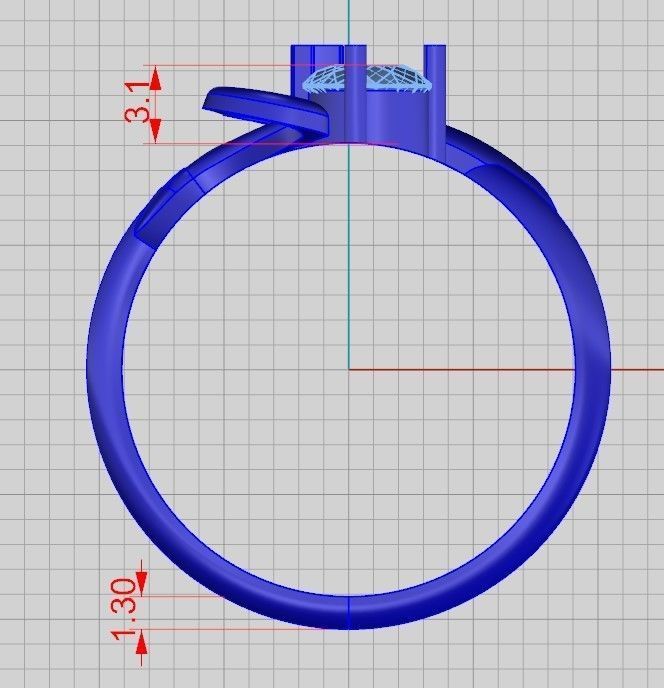 A set of 24 designed rings ready for manufacturing 3D print model_20
