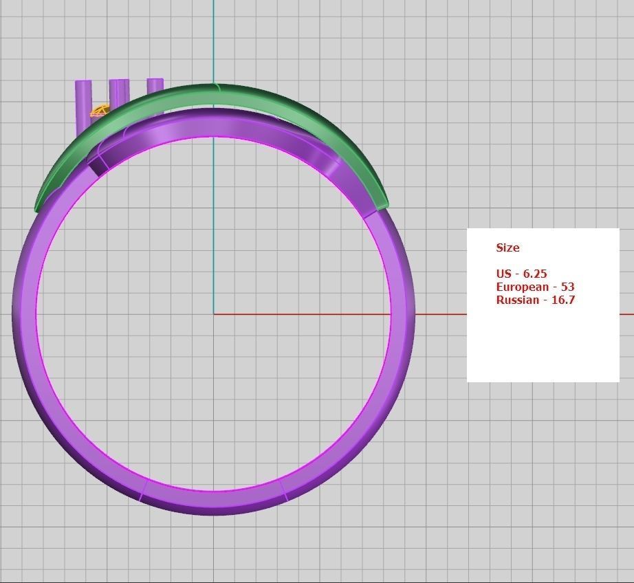 A set of 24 designed rings ready for manufacturing 3D print model_29