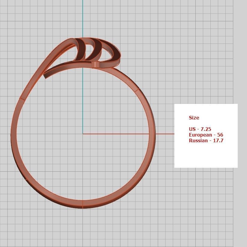 A set of 24 designed rings ready for manufacturing 3D print model_88
