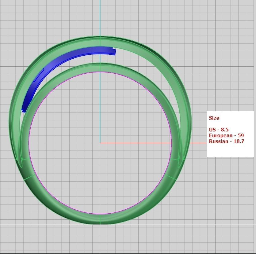 A set of 24 designed rings ready for manufacturing 3D print model_9