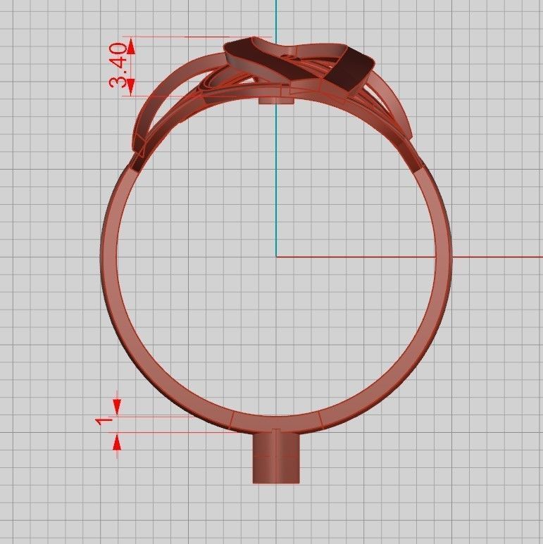 A set of 24 designed rings ready for manufacturing 3D print model_94