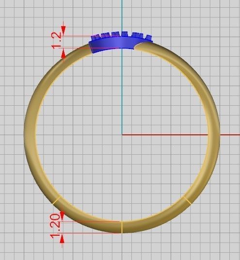 A set of 24 designed rings ready for manufacturing 3D print model_68