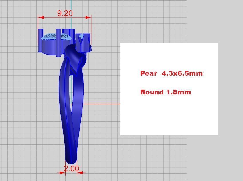 A set of 24 designed rings ready for manufacturing 3D print model_21