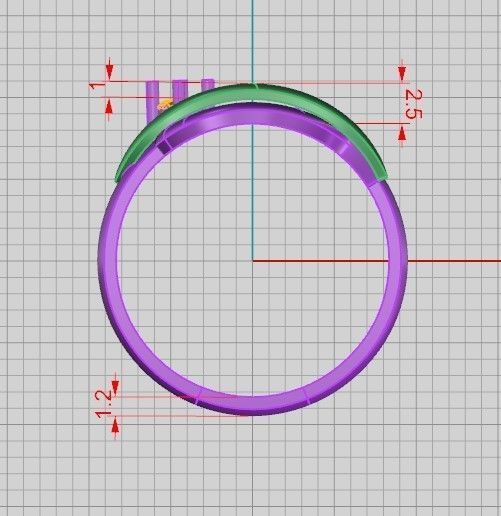 A set of 24 designed rings ready for manufacturing 3D print model_30