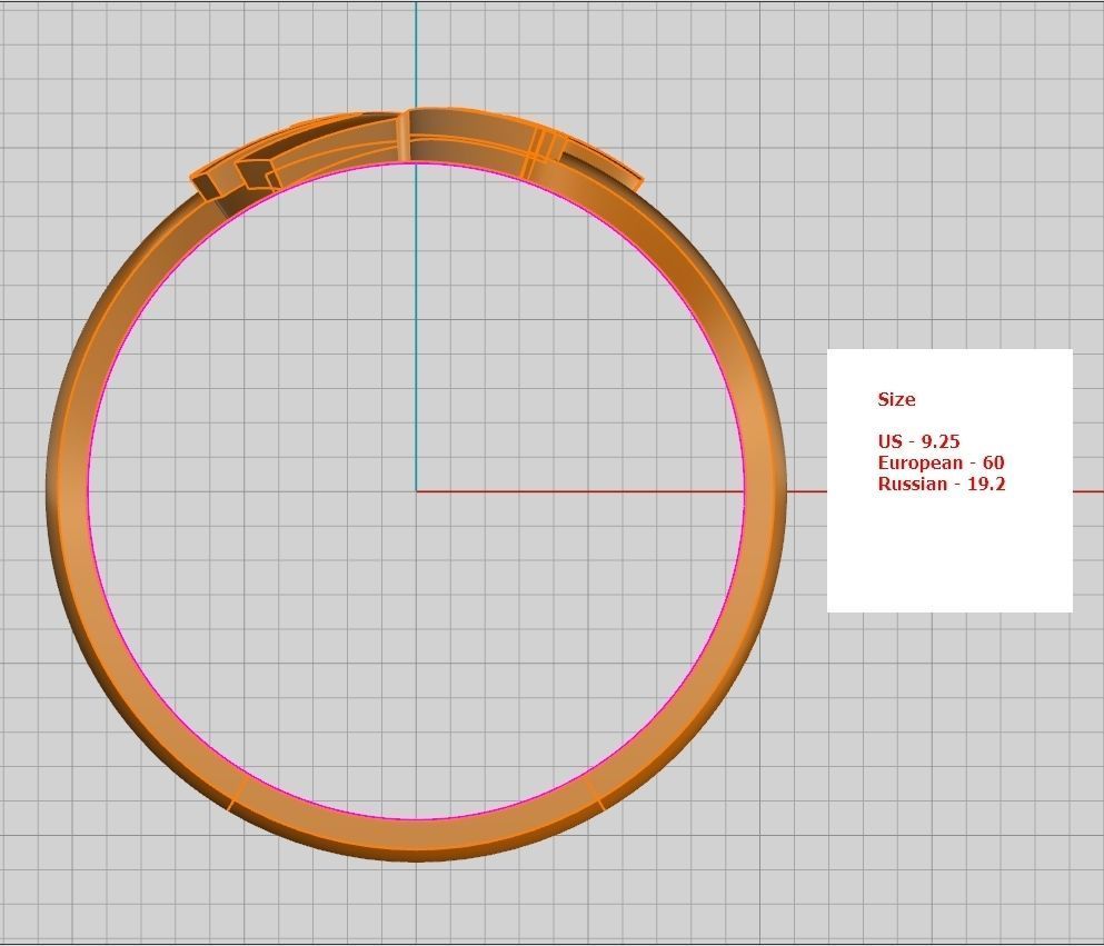 A set of 24 designed rings ready for manufacturing 3D print model_24