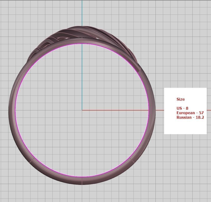A set of 24 designed rings ready for manufacturing 3D print model_98