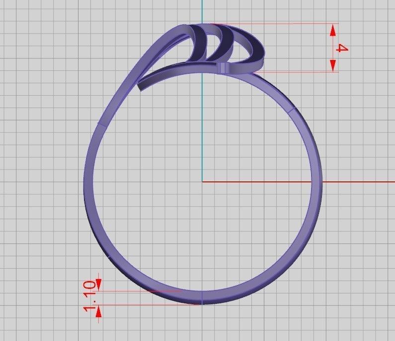 A set of 24 designed rings ready for manufacturing 3D print model_89