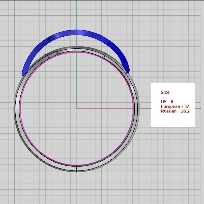 A set of 24 designed rings ready for manufacturing 3D print model_62
