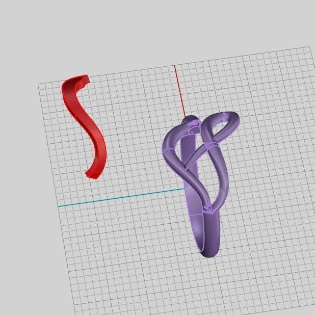 A set of 24 designed rings ready for manufacturing 3D print model_44
