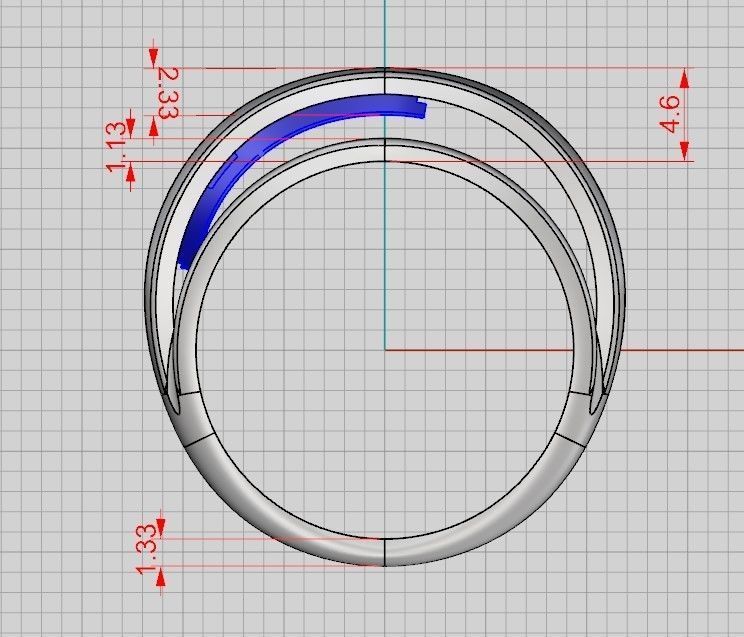 A set of 24 designed rings ready for manufacturing 3D print model_8