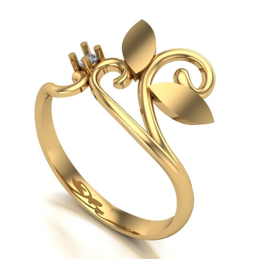 A set of 24 designed rings ready for manufacturing 3D print model_34