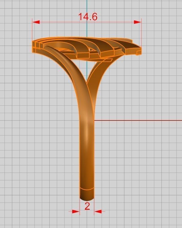 A set of 24 designed rings ready for manufacturing 3D print model_25