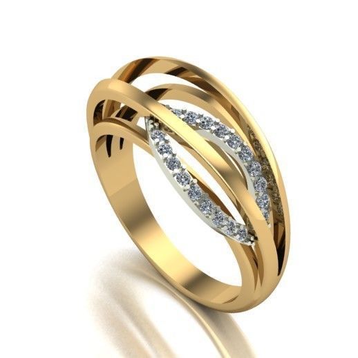 A set of 24 designed rings ready for manufacturing 3D print model_7