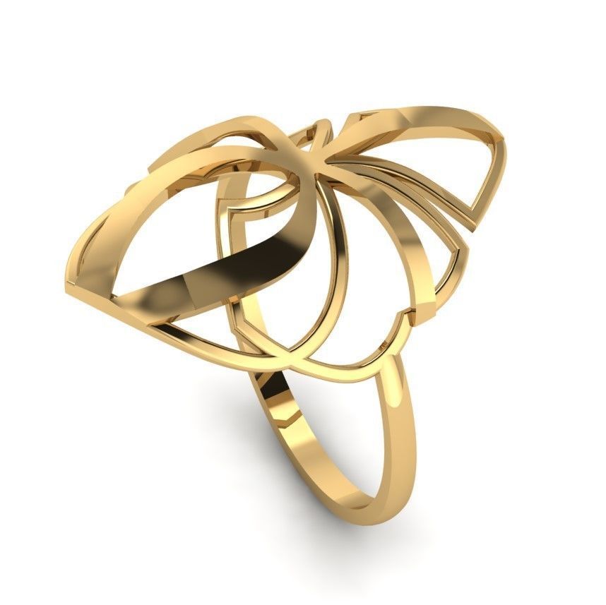 A set of 24 designed rings ready for manufacturing 3D print model_92