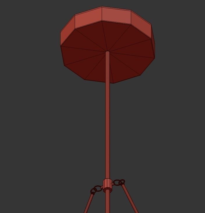 TRIAD umbrella on tripod 3D model_3
