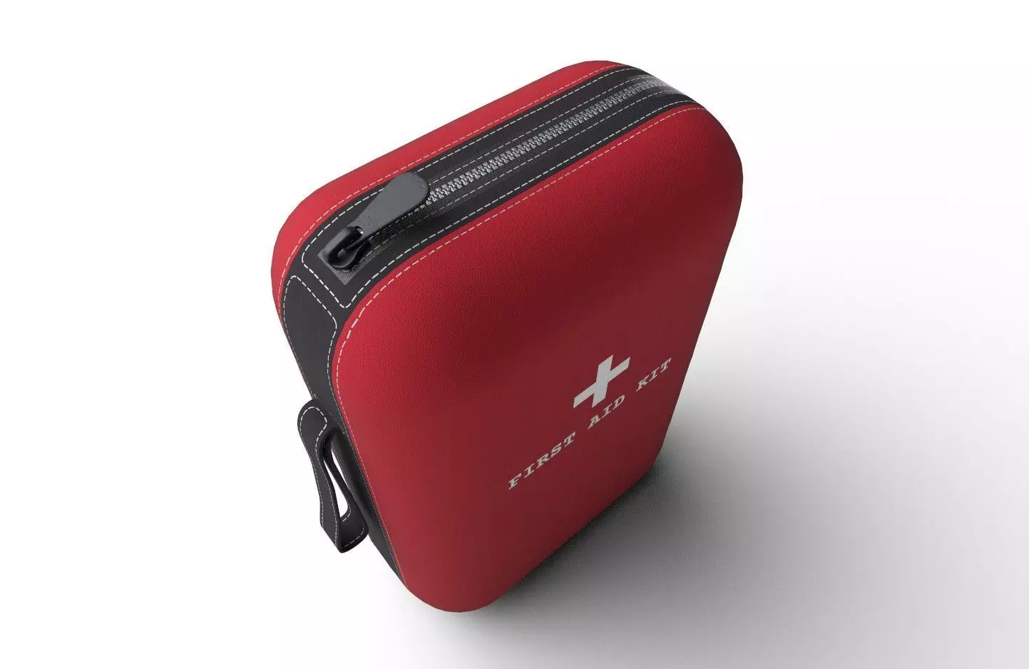 First Aid Bag M01 Low-poly 3D model_0