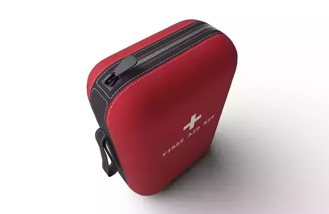 First Aid Bag M01 Low-poly 3D model