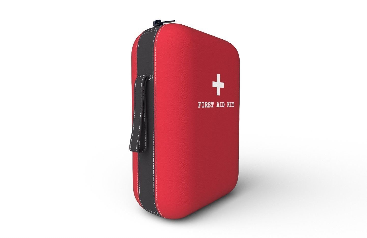 First Aid Bag M01 Low-poly 3D model_3