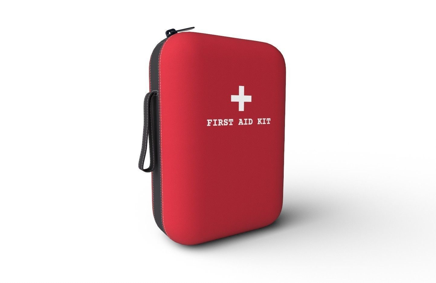 First Aid Bag M01 Low-poly 3D model_4