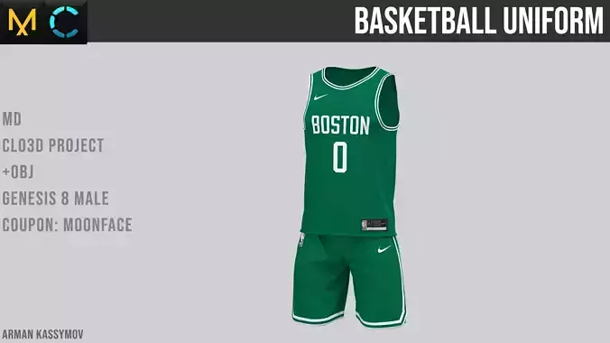 Basketball Uniform Marvelous Designer Project