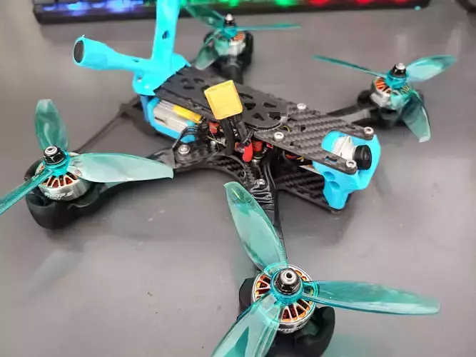 SOURCE ONE V5 - AIR UNIT - FULL PRINT SUPPORT 3D print model