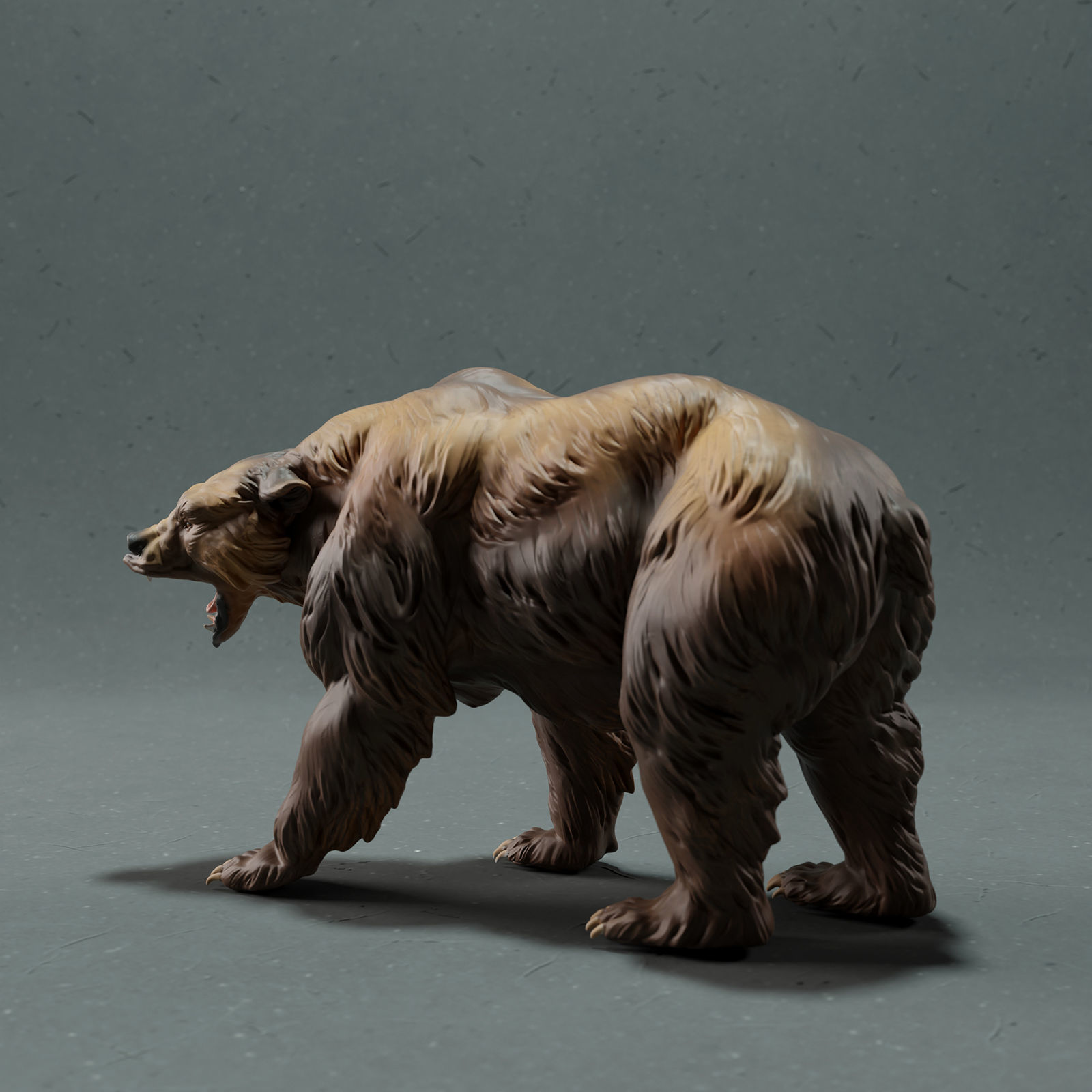 Grizzly Bear 3D print model_5