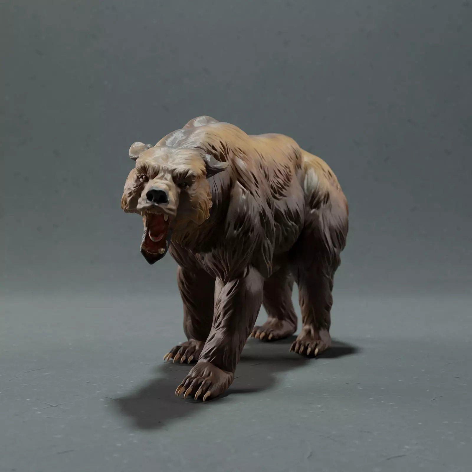 Grizzly Bear 3D print model_0