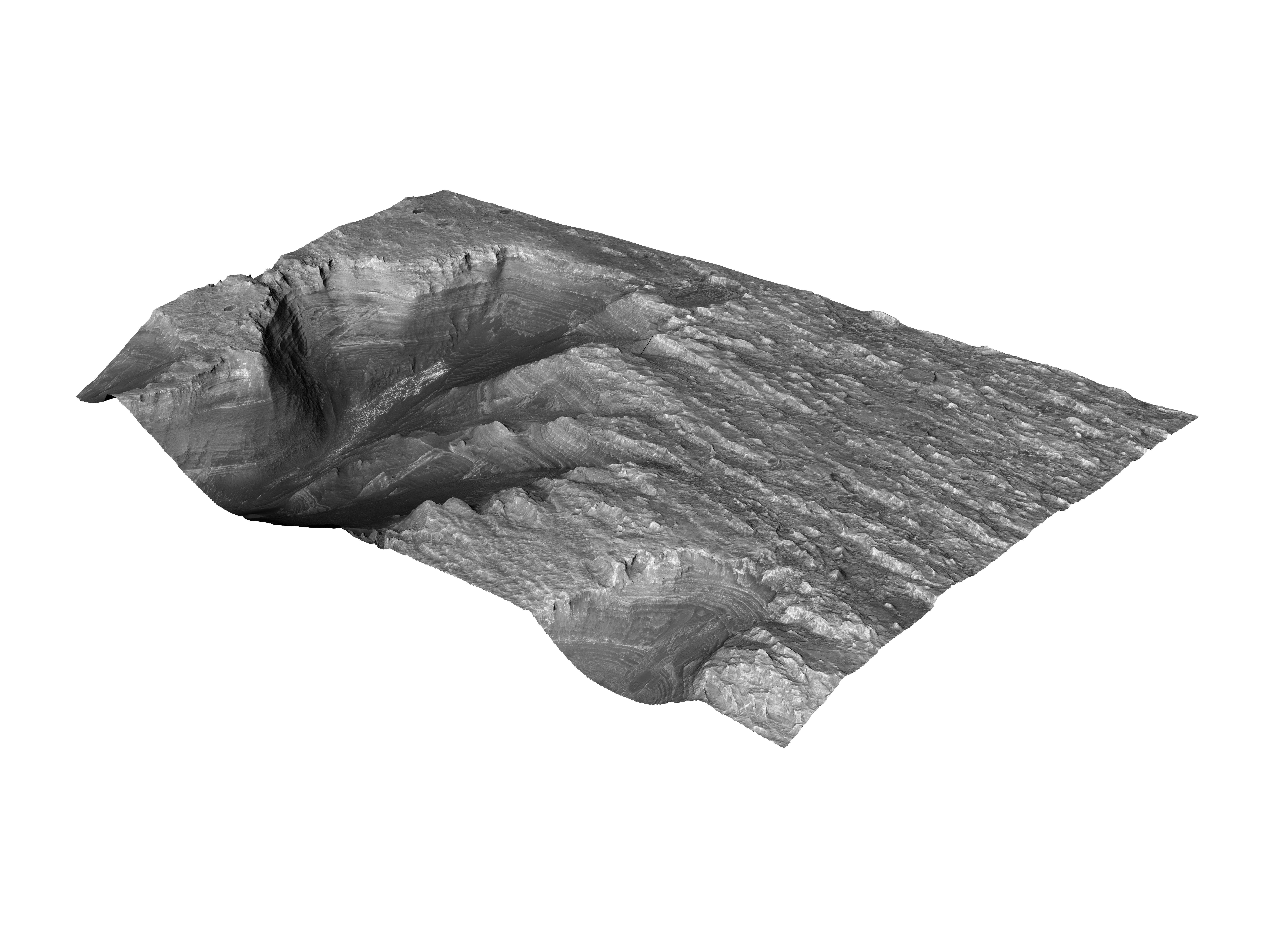 MARS VR - Sulfate Beds in Gale Crater 3D model_0