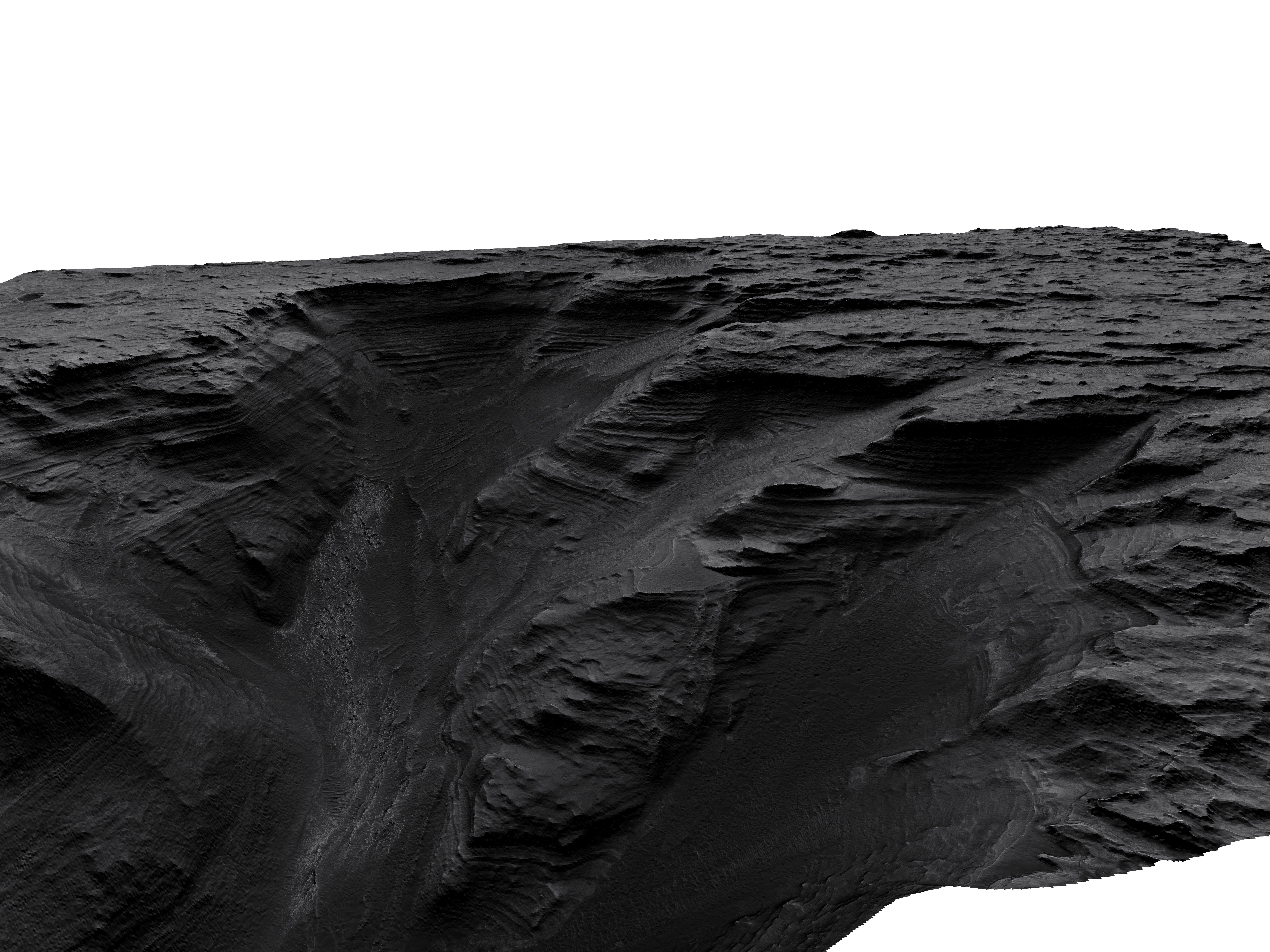 MARS VR - Sulfate Beds in Gale Crater 3D model_2