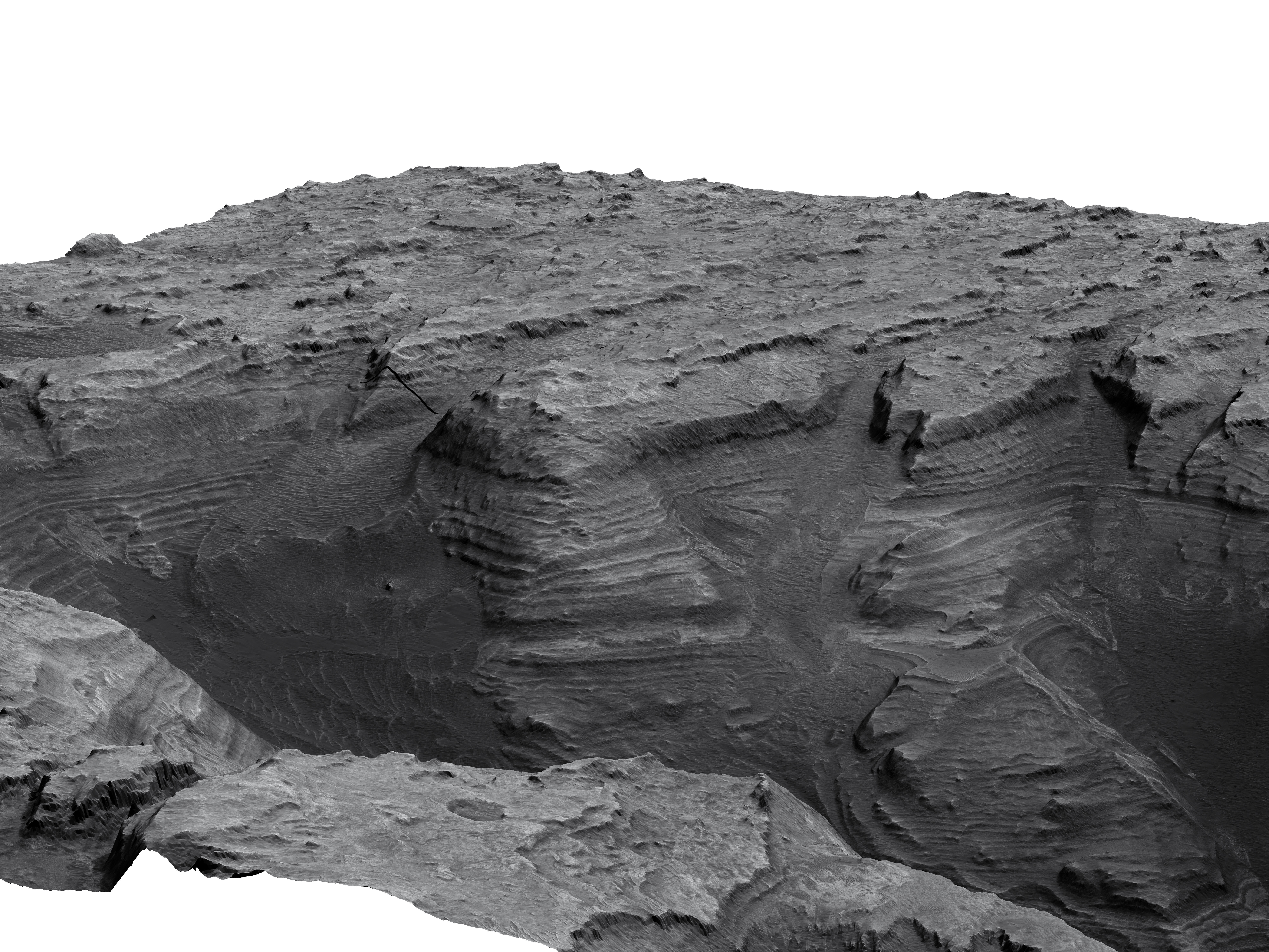 MARS VR - Sulfate Beds in Gale Crater 3D model_1