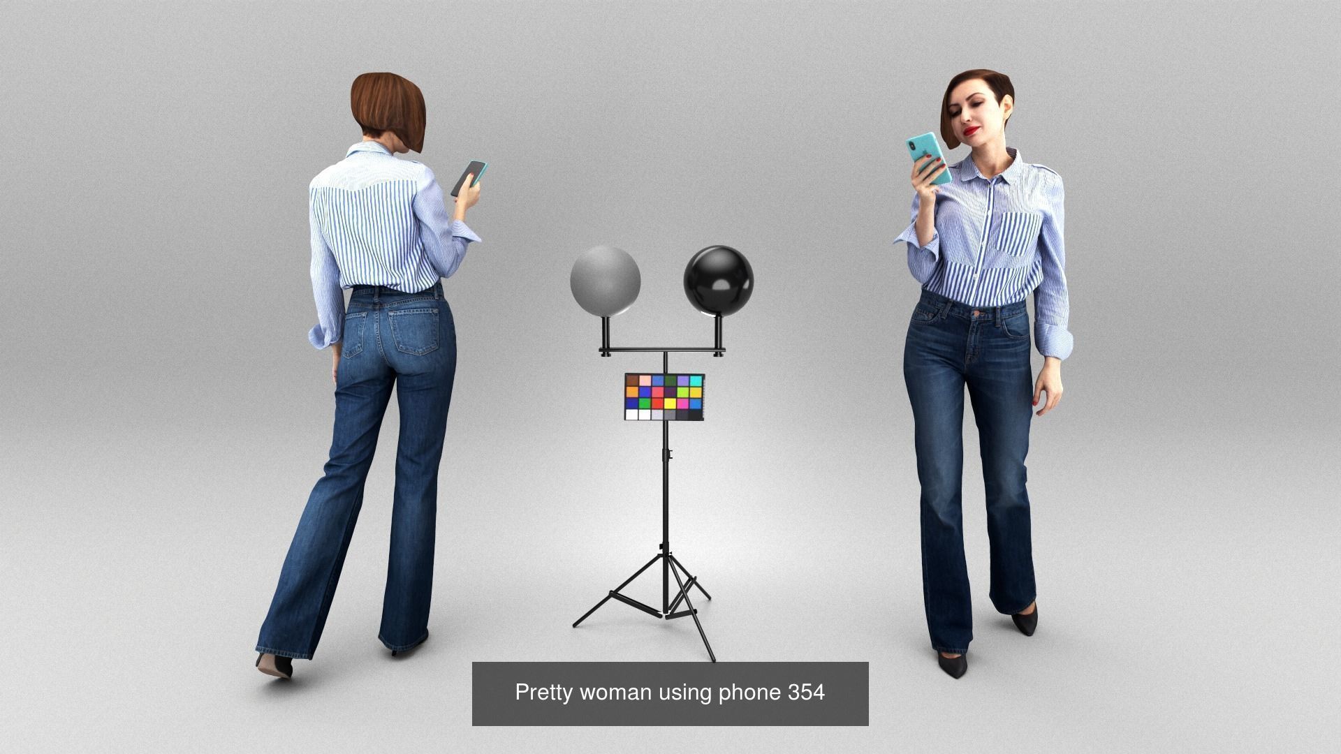 Office people 20 3D Model Collection_7