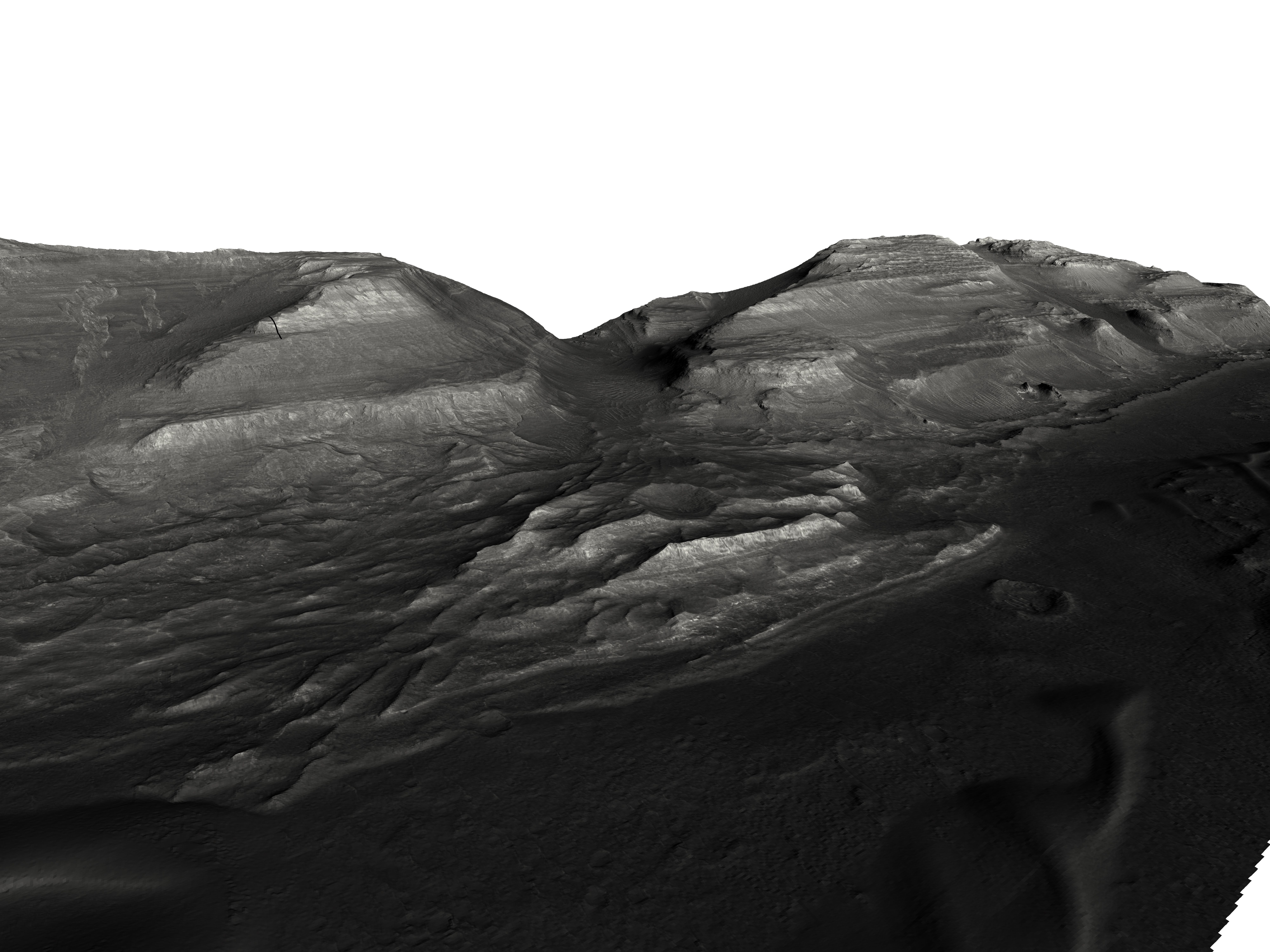 MARS VR - Clay Beds in West Gale Crater 3D model_1