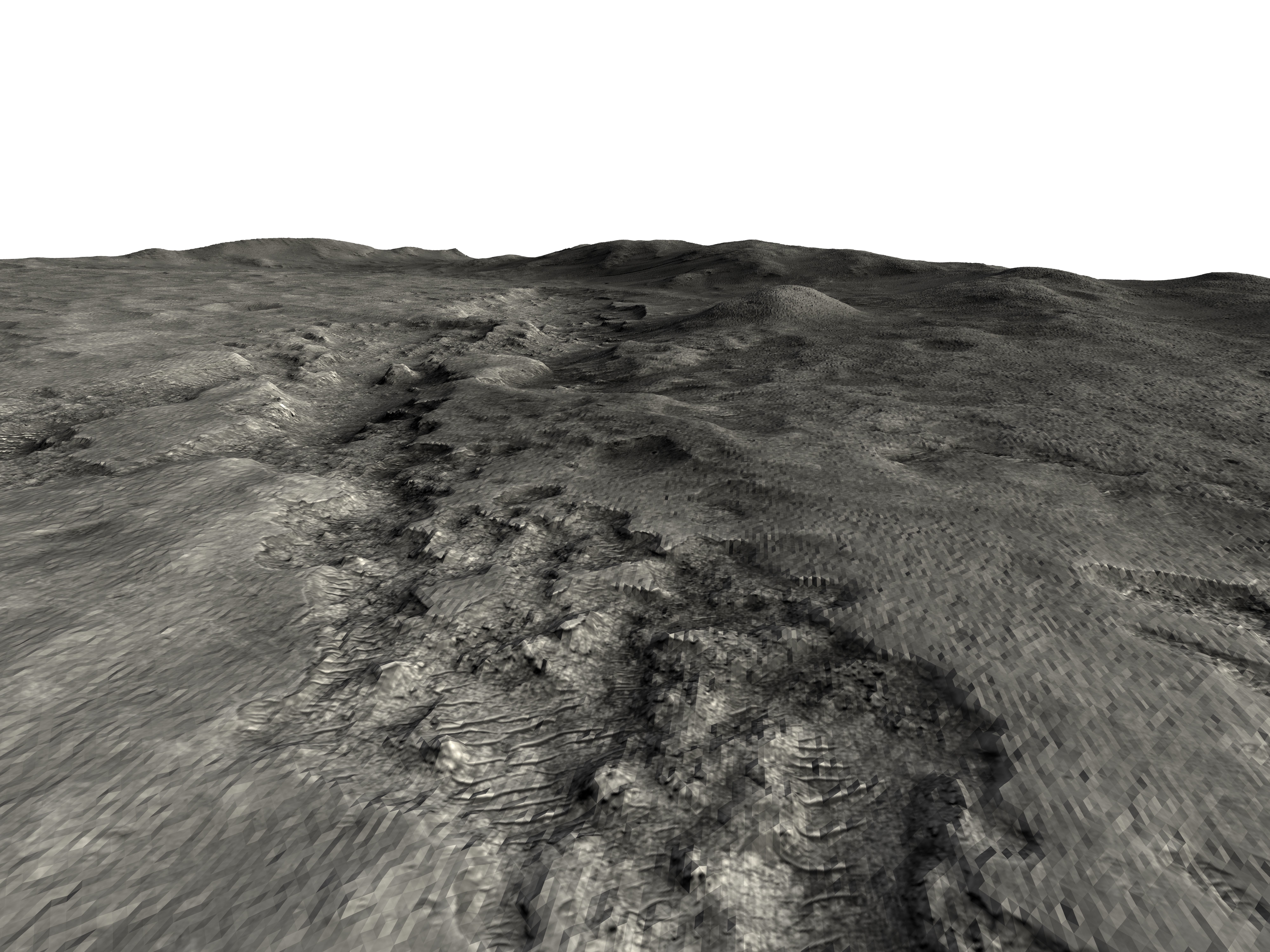MARS VR - Libya Montes Layered Deposits 3D model_1