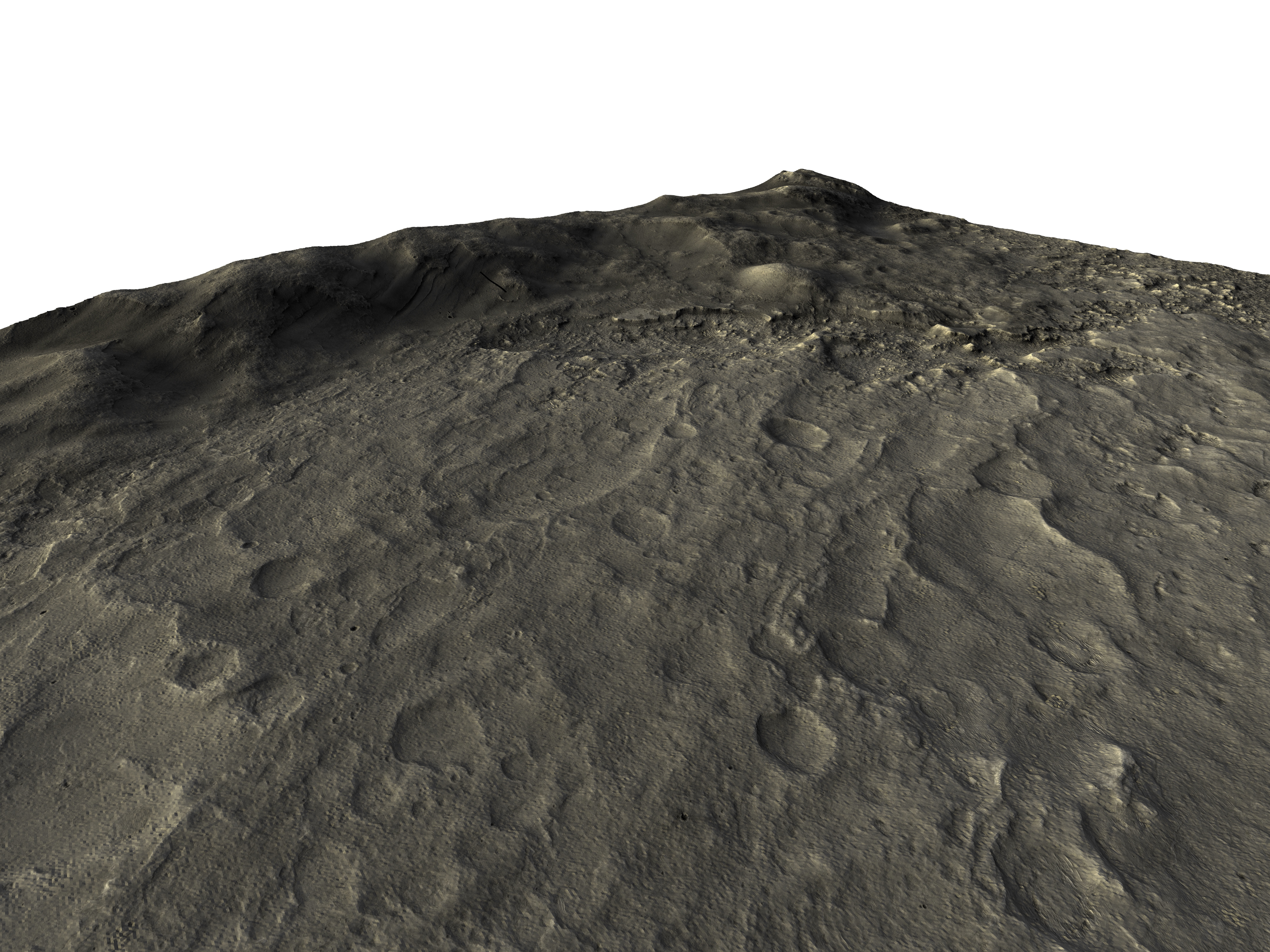 MARS VR - Libya Montes Layered Deposits 3D model_3