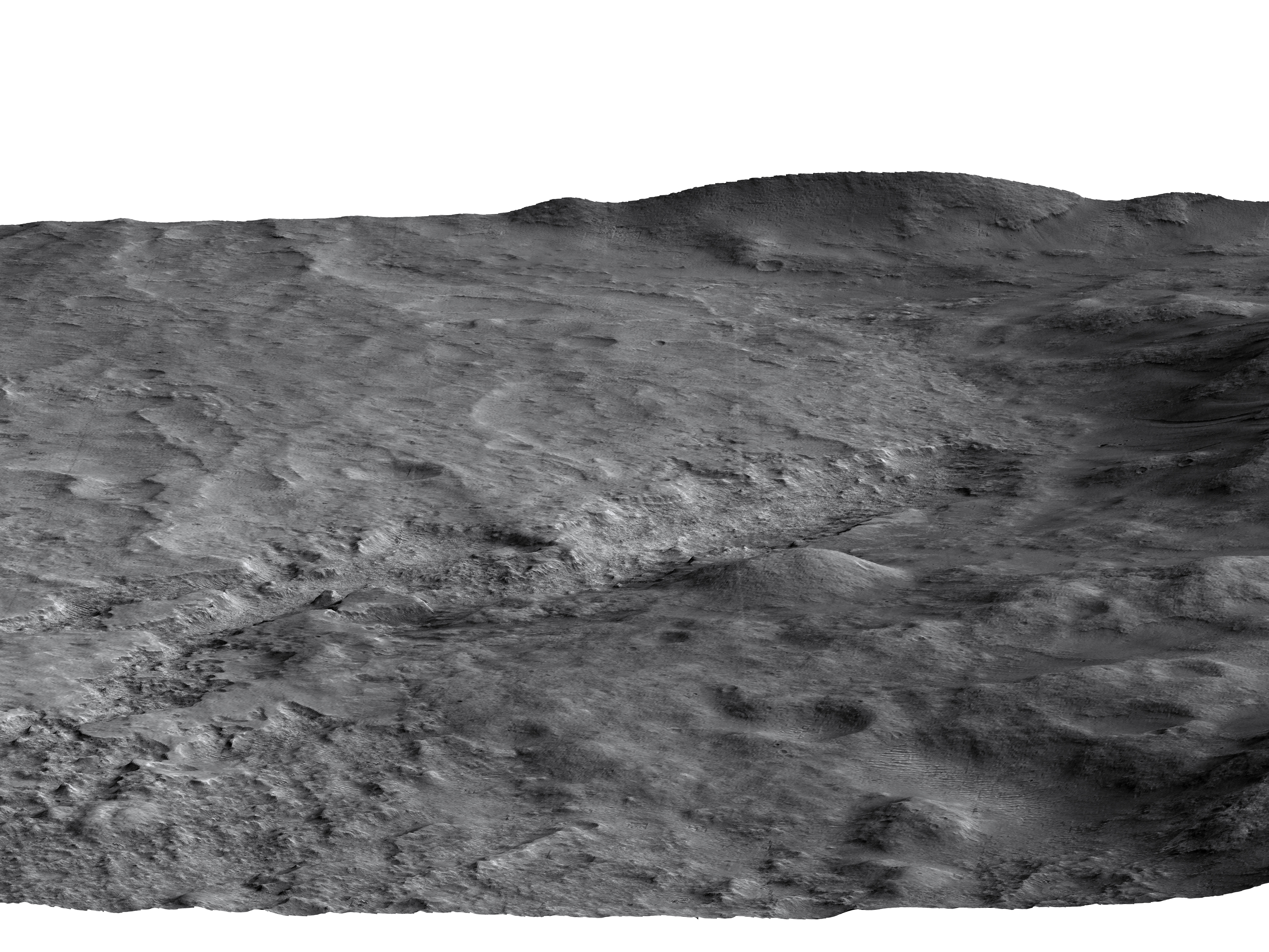 MARS VR - Libya Montes Layered Deposits 3D model_2