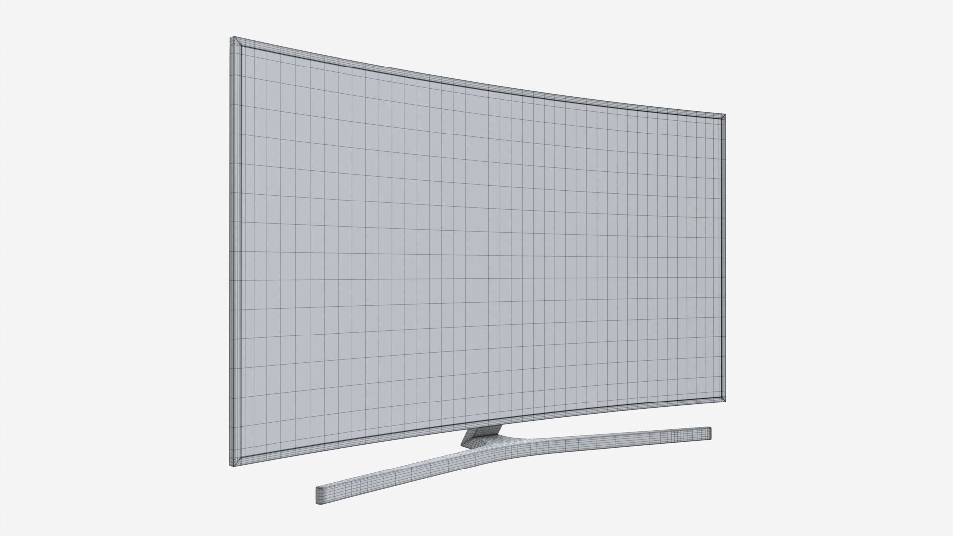 Curved Smart TV 55-inch 3D model_5