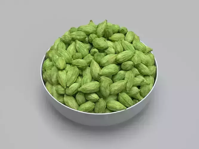 Cardamom pods in bowl